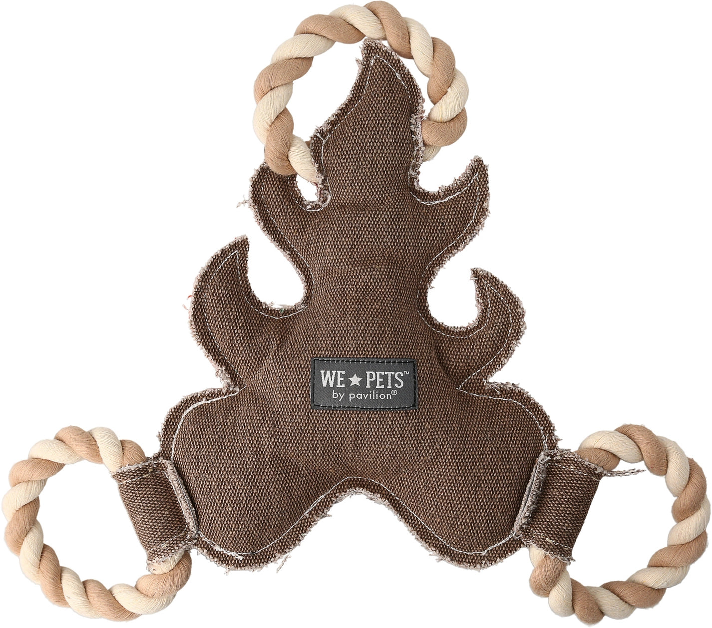 Camping Dog-Canvas & Rope Dog Toy 12"