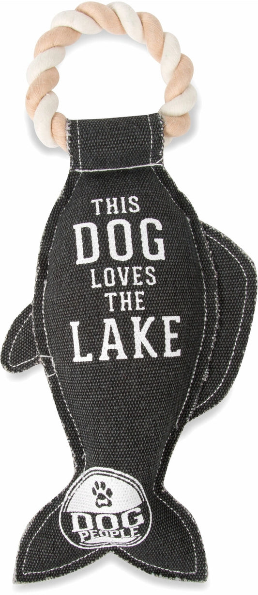 Lake Dog - Canvas & Rope Dog Toy 12"